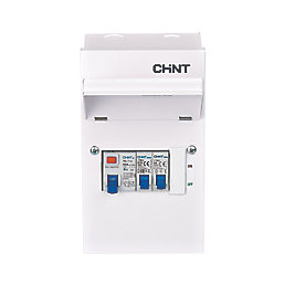 Chint NX3 Series 5-Module 2-Way Part-Populated  Garage Consumer Unit