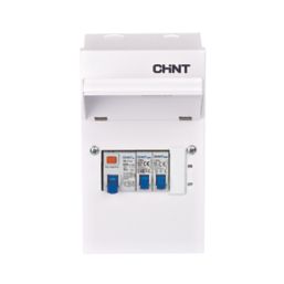 Chint NX3 Series 5-Module 2-Way Part-Populated  Garage Consumer Unit