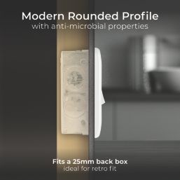 British General  20A 1-Gang DP Water Heater Switch White