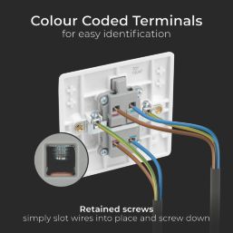 British General  20A 1-Gang DP Water Heater Switch White