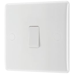 British General  20A 1-Gang DP Water Heater Switch White