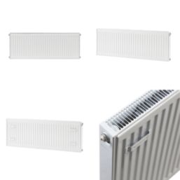 Flomasta 400mm x 1100mm 3591BTU White Type 21 Convector Radiator