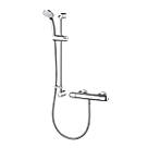 Ideal Standard Alto EV Gravity-Pumped Flexible Exposed Chrome Thermostatic Mixer Shower