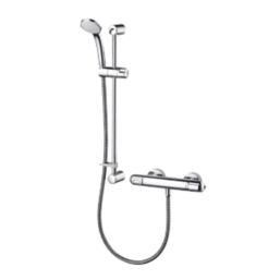 Ideal Standard Alto EV Gravity-Pumped Flexible Exposed Chrome Thermostatic Mixer Shower