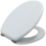 Toilet Seat Moulded Wood White
