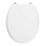 Toilet Seat Moulded Wood White