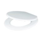 Toilet Seat Moulded Wood White