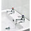 Armitage Shanks Sandringham 21 Basin Pillar Bathroom Taps Chrome