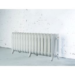 Arroll 470mm x 1234mm 4606BTU White Cast Iron 3 Column Radiator