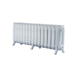 Arroll 470mm x 1234mm 4606BTU White Cast Iron 3 Column Radiator