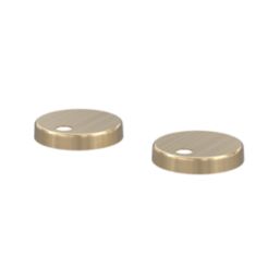 Toilet Seat Cover Caps Brushed Brass