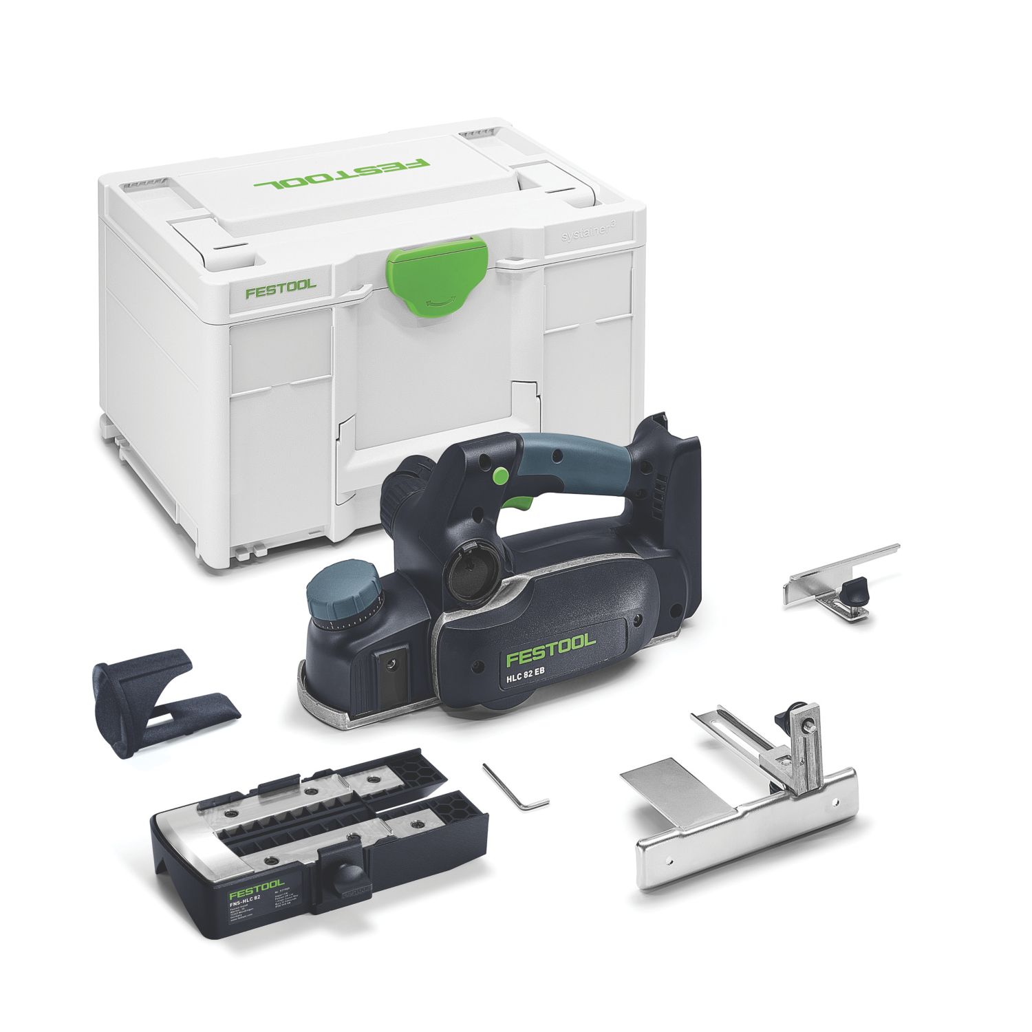 Festool HLC 82 EB-Basic-Set 18V Li-Ion Airstream & Bluetooth Brushless Electric Planer (105AK)