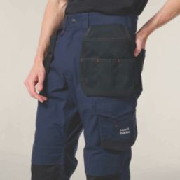 Hard Yakka Raptor Active Holster Work Trousers Dark Navy 36" W 32.5" L