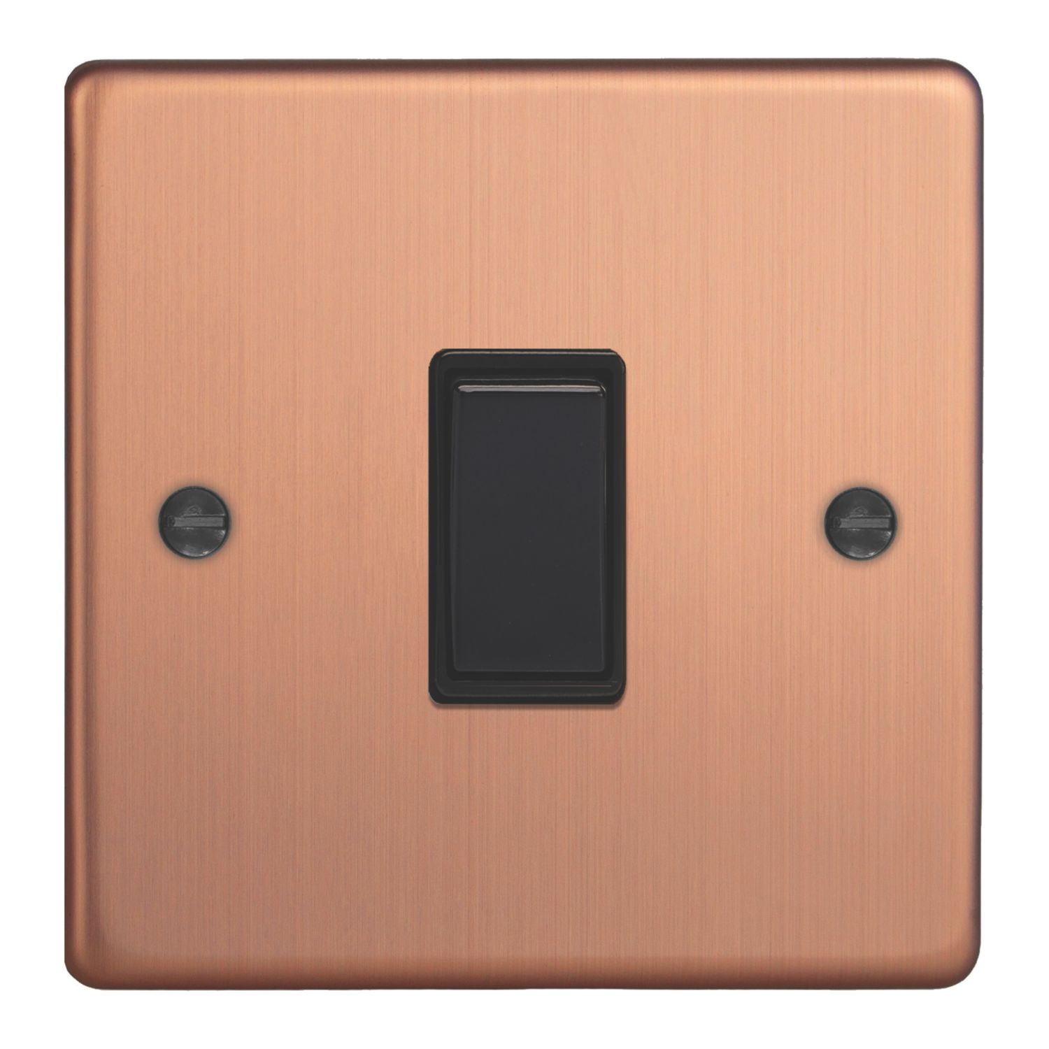 Varilight 10A 1-Gang 2-Way Light Switch Brushed Copper (105EC)