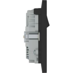 British General Evolve 13A 2-Gang SP Switched Socket + 3.25A 65W 2-Outlet Type C USB Charger Copper with Black Inserts