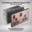 British General Evolve 13A 2-Gang SP Switched Socket + 3.25A 65W 2-Outlet Type C USB Charger Copper with Black Inserts
