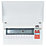 Lewden PRO 13-Module 10-Way Part-Populated  Main Switch Consumer Unit