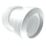 McAlpine MACFIT Rigid 14° Angled Toilet Pan Connector White 150mm