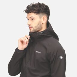 Regatta Arec III  Soft Shell Jacket Black X Large 43.5" Chest