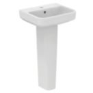 Ideal Standard i.life B Hand Rinse Basin & Full Pedestal 1 Tap Hole 450mm