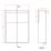 Alaska Bathroom Fitted Furniture Pack LH Vanity with Basin Dark Green Matt 1244mm x 355mm x 997mm