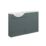 Alaska Bathroom Fitted Furniture Pack LH Vanity with Basin Dark Green Matt 1244mm x 355mm x 997mm