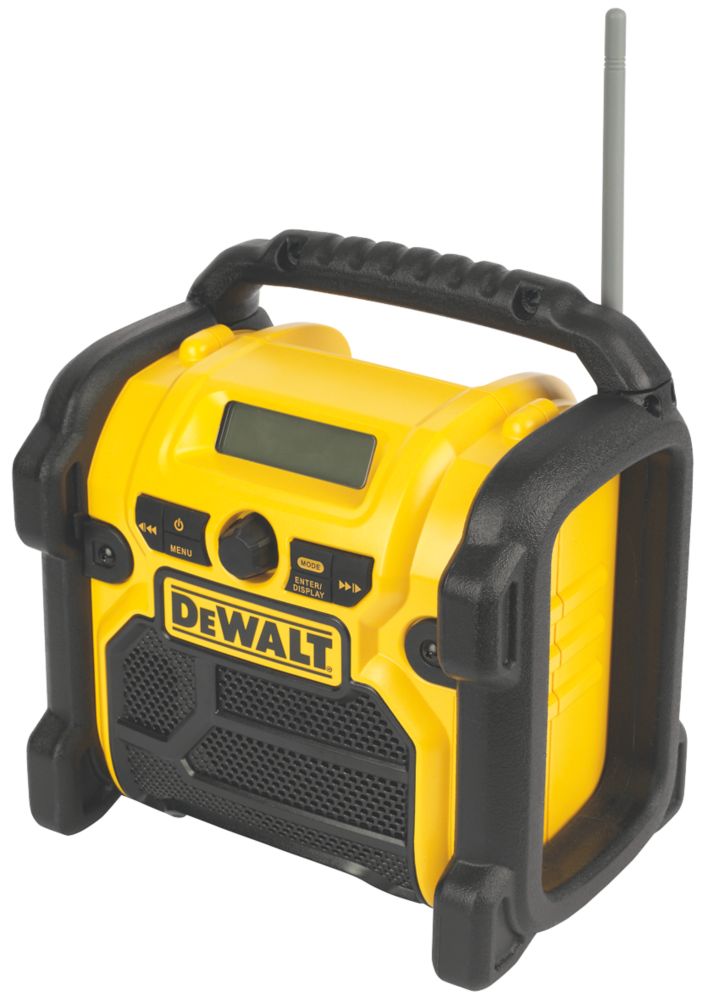 Refurb DeWalt DCR021 10.8/14.4/18V Li-Ion XR DAB+ / FM Site Radio - Bare