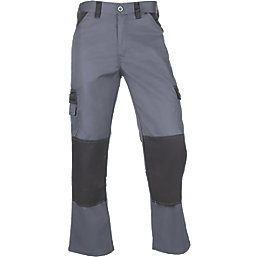 Dickies Everyday Trousers Grey/Black 36" W 34" L