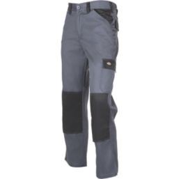Dickies Everyday Trousers Grey/Black 36" W 34" L
