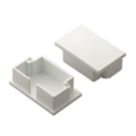 Deta TTE  Maxi Trunking End Caps 38mm x 25mm 2 Pack