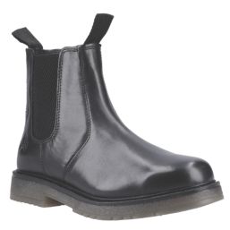 Amblers Colchester Size 8  Black  Non Safety Dealer Boots