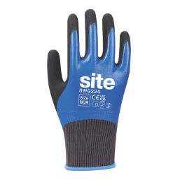 Site  Grip Gloves Blue / Black Medium