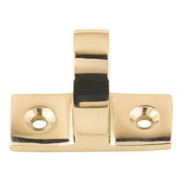 Smith & Locke Sash Window Handles Polished Brass 42mm x 33mm 10 Pack