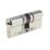 Yale Fire Rated 3 Star Double Platinum Euro Profile Cylinder 40-40 (80mm) Nickel