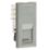 Knightsbridge  Modular RJ11 Telephone / Data Socket Grey with Grey Inserts