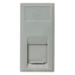 Knightsbridge  Modular RJ11 Telephone / Data Socket Grey with Grey Inserts