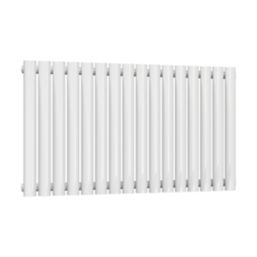 Reina Elips Single 600mm x 960mm 2514BTU White Horizontal Designer Radiator