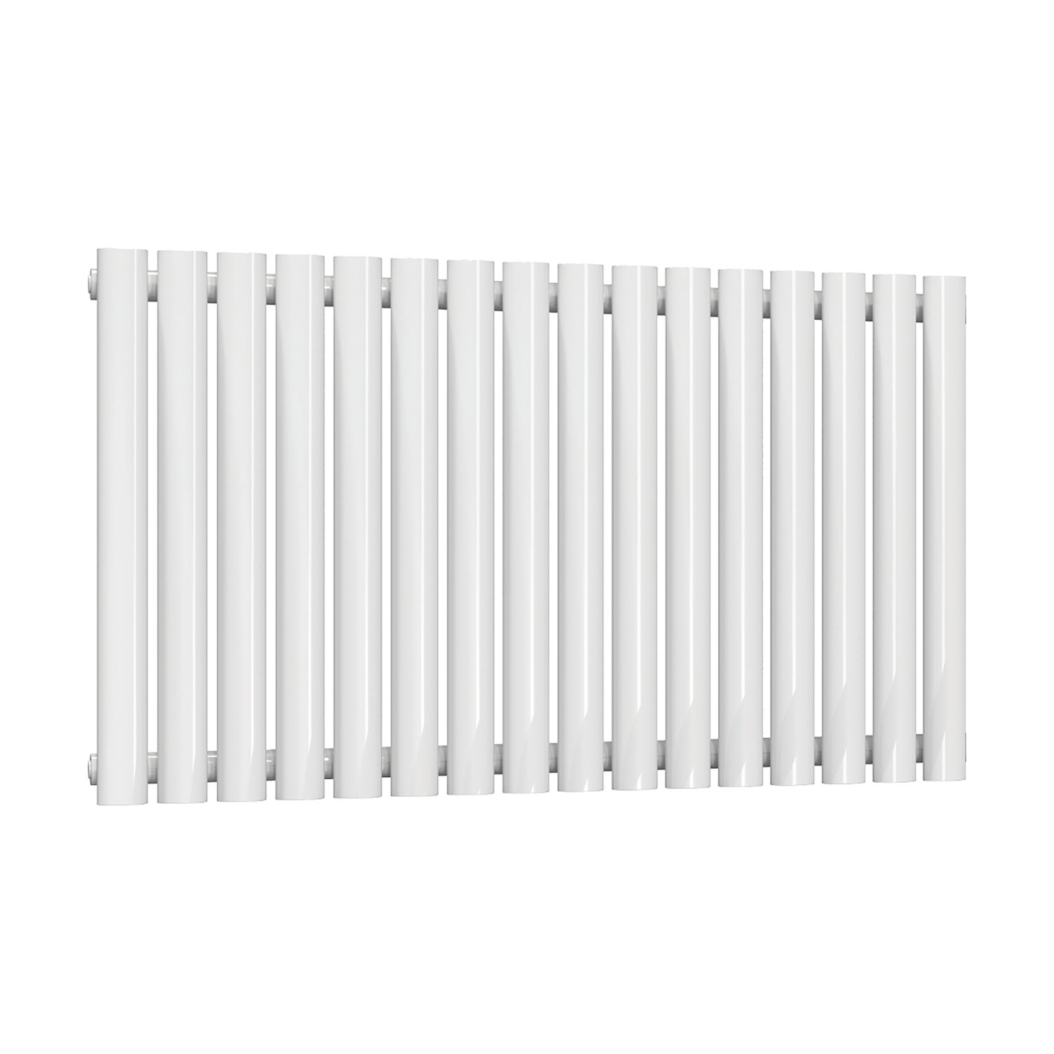 Reina Elips Single 600mm x 960mm 2514BTU White Horizontal Designer Radiator (106EE)