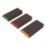Magnusson  80/120/180 Grit Multi-Material Angled Sanding Sponge 125mm x 75mm 3 Piece Set