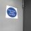 Essentials  Non Photoluminescent "Fire Door Keep Locked" Sign 100mm x 100mm