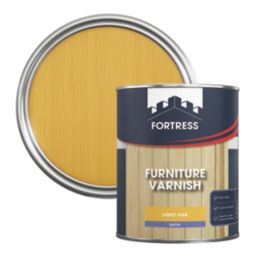 Fortress Varnish Satin Light Oak 750ml