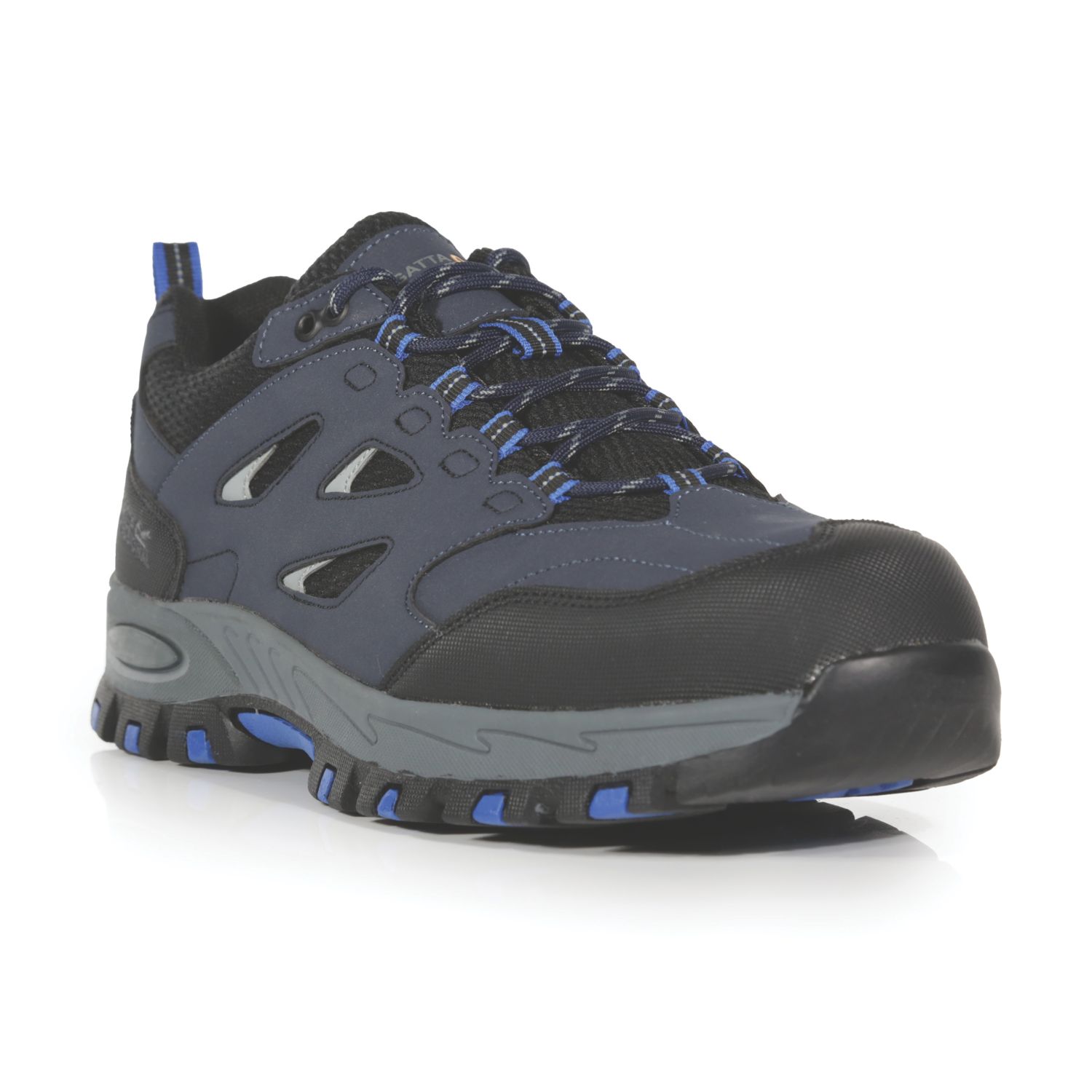 Regatta Mudstone S1 Size 6 Navy/Oxford Blue Water-Resistant Steel Toe Cap Safety Trainers (106JR)