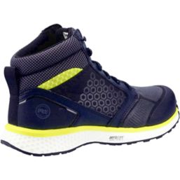 Timberland Pro Reaxion Mid Metal Free  Safety Trainer Boots Black/Yellow Size 6
