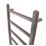 Towelrads 800mm x 500mm 573BTU Stainless Steel Flat Designer Towel Radiator