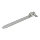 Smith & Locke Silver Straight Tee Hook & Band Hinges 40mm x 450mm x 50mm 2 Pack