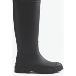 Hunter Downpour Tall Size 8 Womens Black Non Safety Wellies