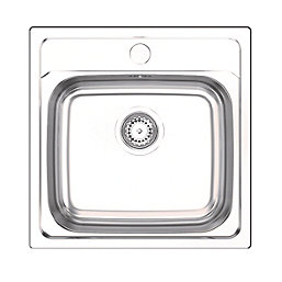 Clearwater BAR 1 Bowl Stainless Steel Kitchen Sink   480mm x 480mm