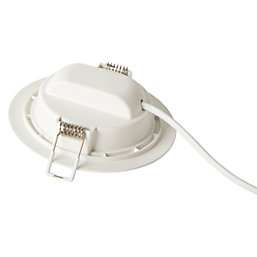 4lite  Fixed  LED Slim Downlight White 8W 750lm 4 Pack