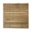 Forest Flat Double-Slatted  Fence Panels Natural Timber 6' x 6' Pack of 5