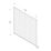 Forest Flat Double-Slatted  Fence Panels Natural Timber 6' x 6' Pack of 5